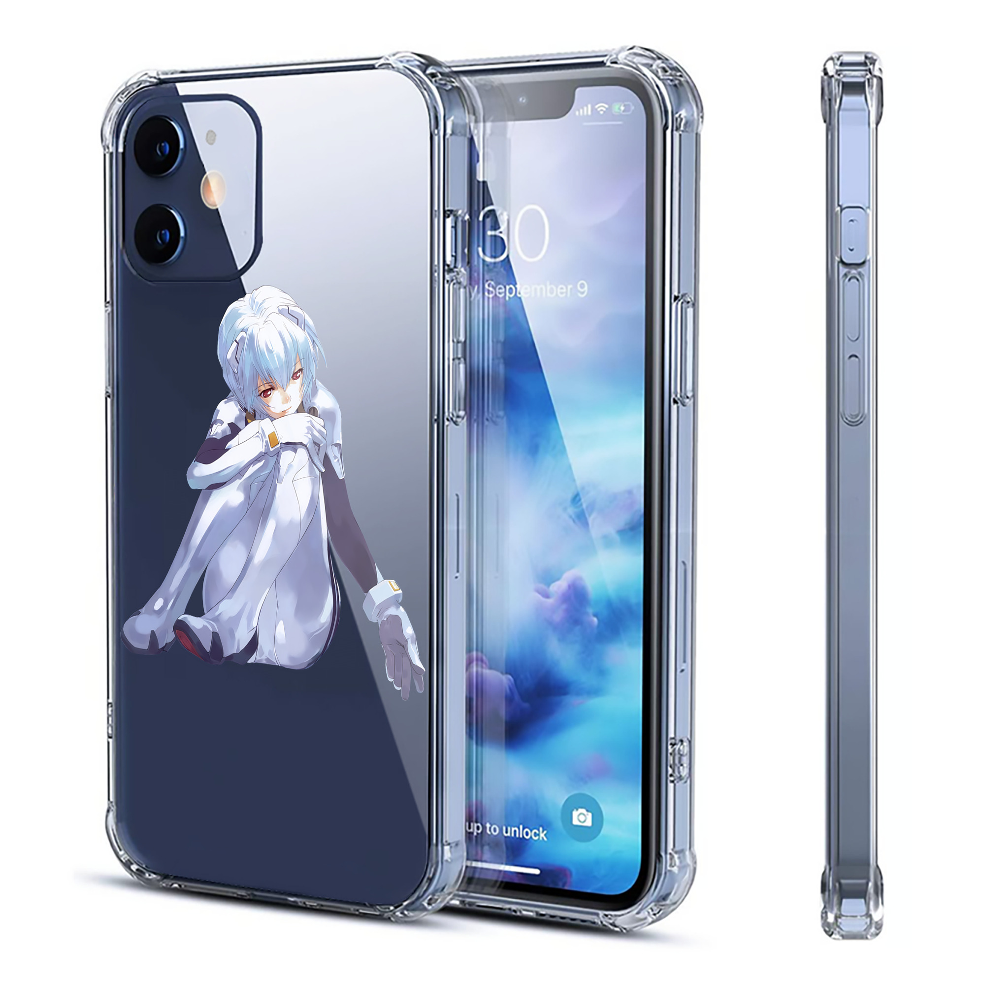 （画像用） EVA 新世紀エヴァンゲリオン 【iPhone 12シリーズ対応】透明スマホケース（クリアソフトケース）